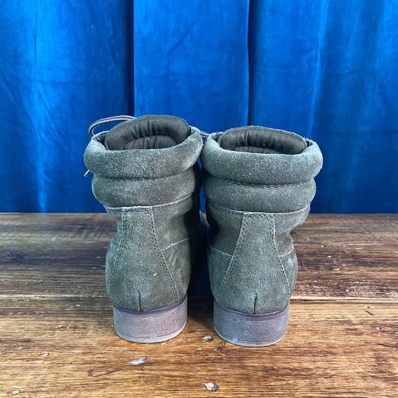 Steve Madden Maecie Suede Combat Boots - Picture 5 of 10